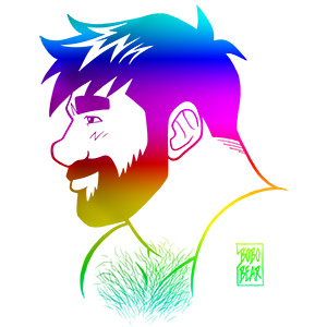 Bobo Bear: Adam likes rainbows - gay pride