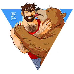 Bobo Bear: Bear kiss - triangle