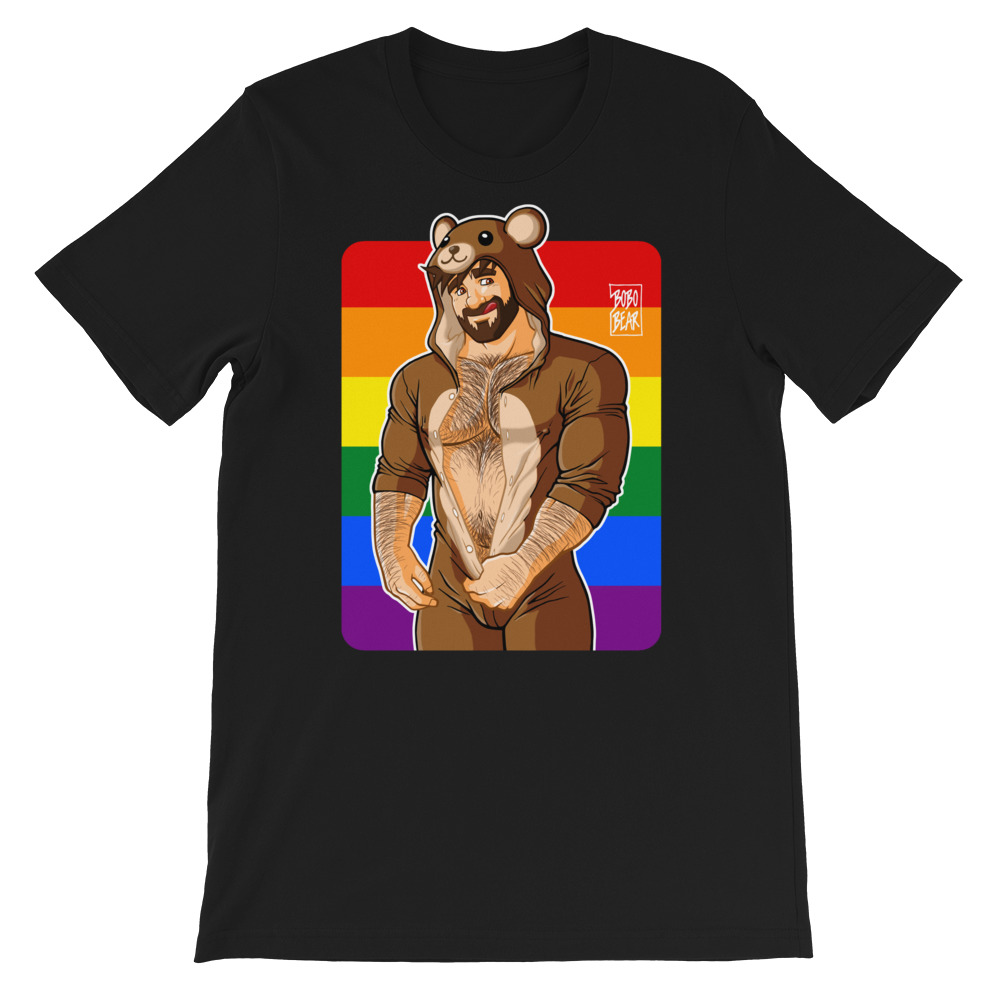 Gay Bear T-Shirt, Bear Pride Outfit, Gay Pride Bear