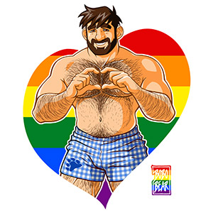Bobo Bear: Adam I love you - Gay pride