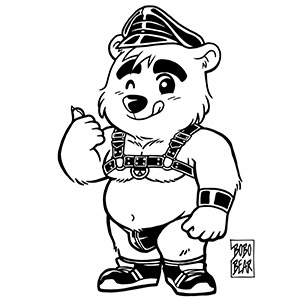 Bobo Bear - KINKY CUB - LINEART