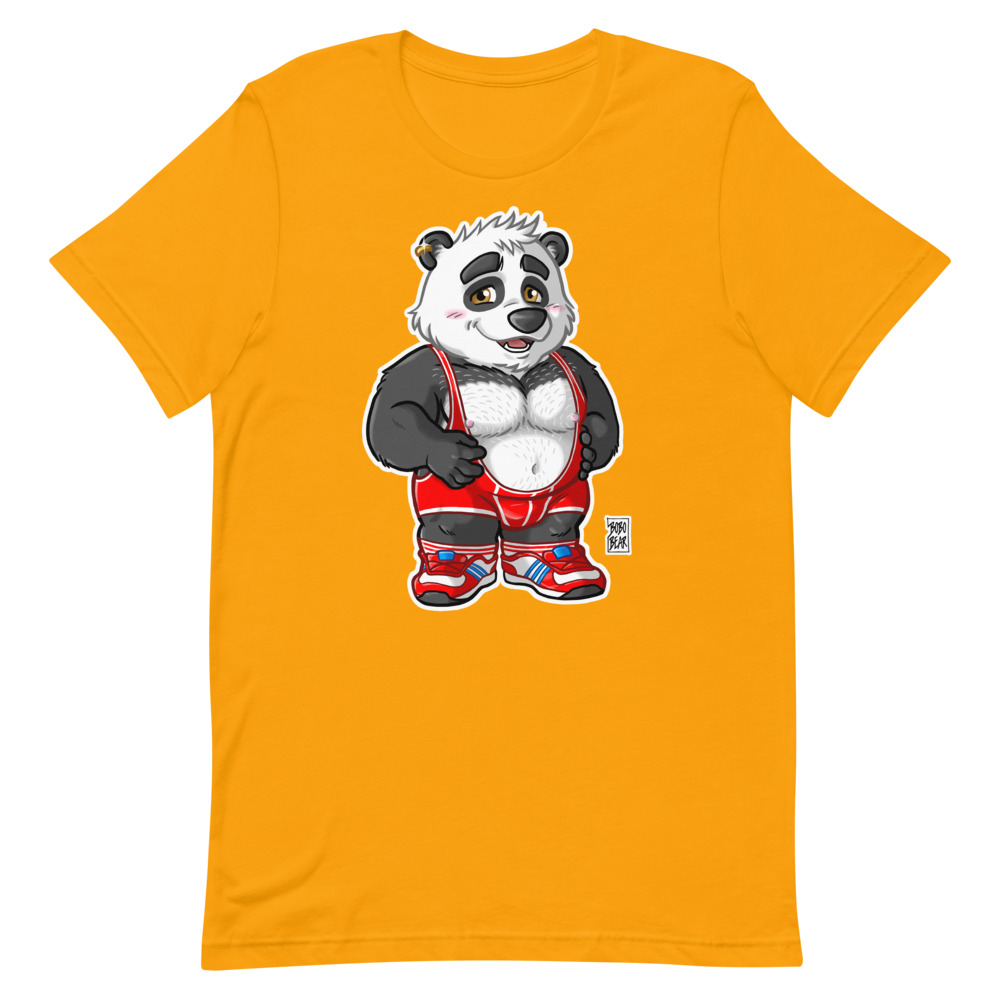 CHUNKY PANDA - Short-Sleeve Unisex T-Shirt - shop.bobo-bear.com