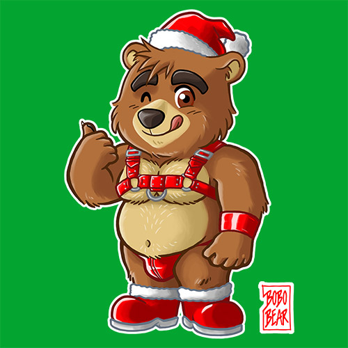 Bobo Bear: KINKY CUB READY FOR XMAS