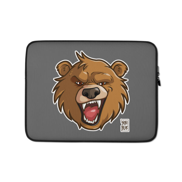 Bobo Likes To Growl (Light Brown)- Bobo Bear Laptop Sleeve