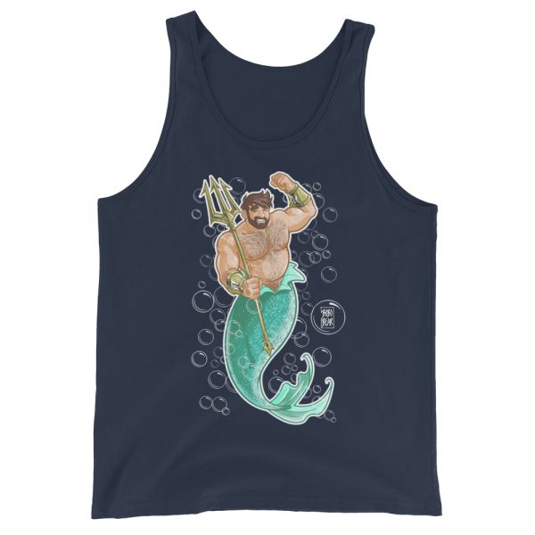 ADAM LIKES MERMEN - Bobo Bear Men's Tank Top