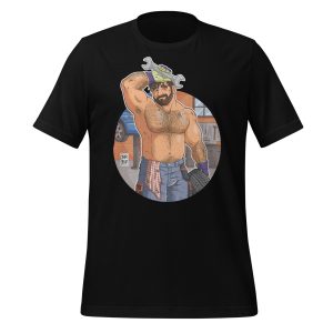 ADAM LIKES MECHANICS - Bobo Bear Unisex t-shirt - Black, S
