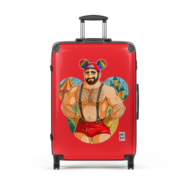 ADAM LIKES GAY DAYS - RAINBOW MOUSE HAT - Bobo Bear Hard-shell suitcase