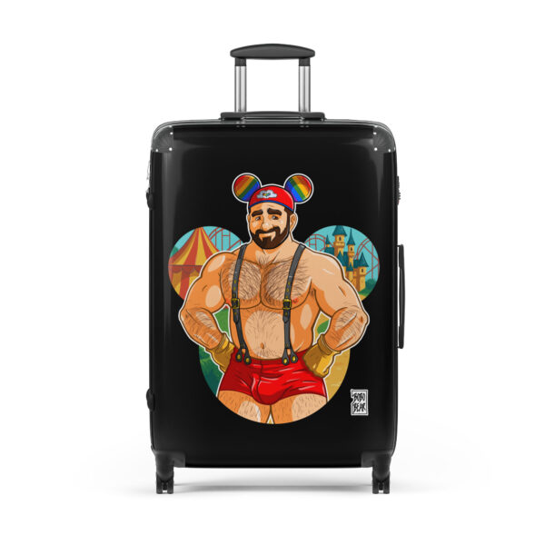 ADAM LIKES GAY DAYS - RAINBOW MOUSE HAT - Bobo Bear Hard-shell suitcase
