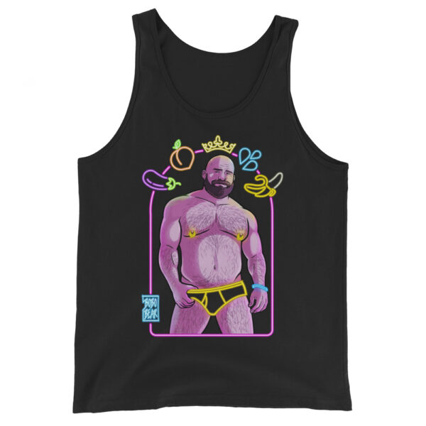 JIM LIKES NEON LIGHTS - Bobo Bear Men's Tank Top