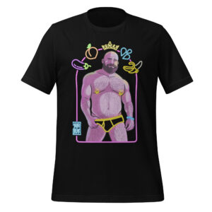 JIM LIKES NEON LIGHTS - Bobo Bear Unisex t-shirt