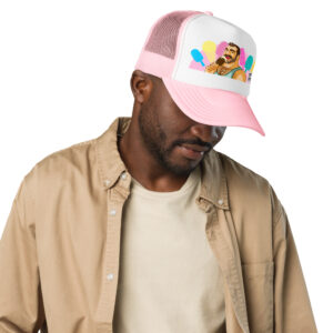 BEN LIKES ICE CREAM - LOLLIES FUN - Bobo Bear Foam trucker hat