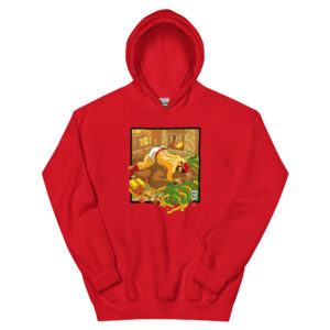 ADAM AND BOBO - AFTER THE XMAS PARTY - Bobo Bear Unisex Hoodie