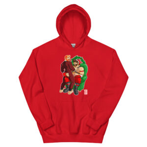 ADAM LIKES BUM FLAPS (XMAS) - Bobo Bear Unisex Hoodie