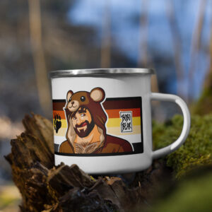 ADAM LIKES TEDDY BEARS - Bobo Bear Enamel Mug